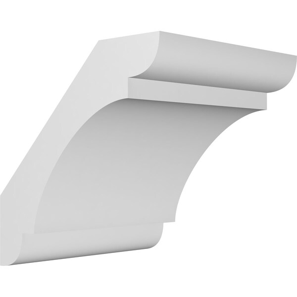 Ekena Millwork 4-in. W x 44-in. D x 44-in. H Olympic Architectural Grade PVC Knee Brace BRCP04X44X44OLY - main